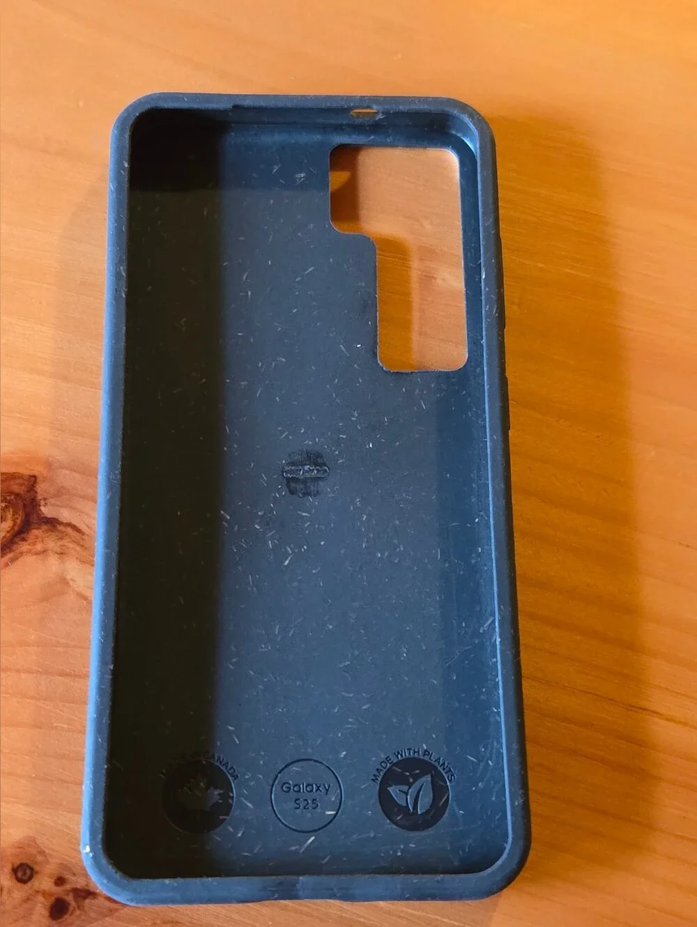 Pela Case Black Ghost Stamps Samsung Galaxy S25 Case